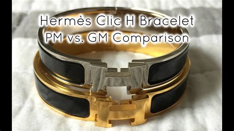 hermes bracelet pm vs gm|Hermes h bracelet size guide.